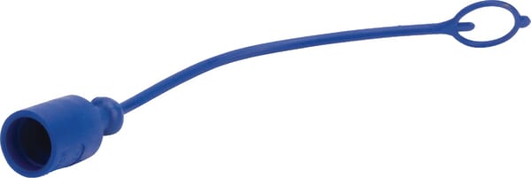 Bouchon bleu pour mâle NV 3/8 · réf. TF38B