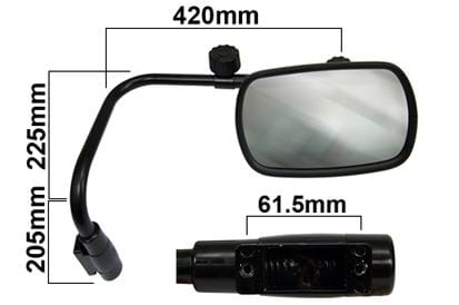 Ensemble de rétroviseur extensible · réf. VLD1033