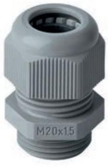 Presse-étoupe M40x1,5-L18 PA gris — réf. 50640PA7035L