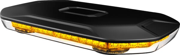 Barre lumineuse LED, 50W, 12-24V, ambre, à boulonner/magnétique, 380mm, Kramp — réf. LA20150