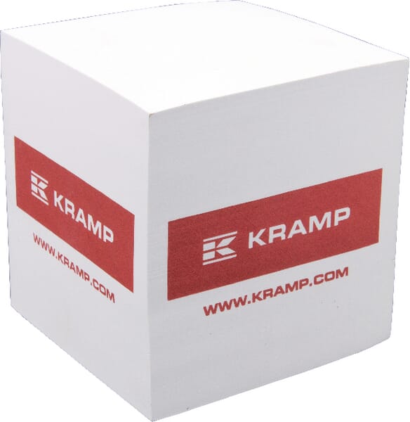 Notes v podobě kostky Kramp