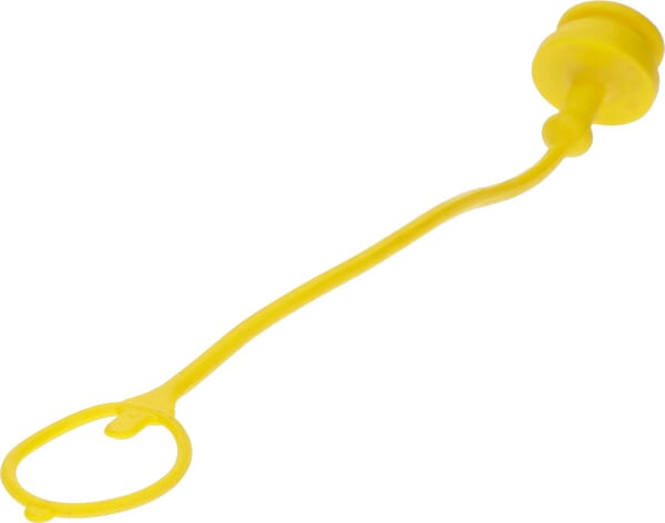 Bouchon anti-poussière PVC jaune pour 1" ANV femelle vue 3