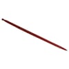Loader tine, straight, square section 44x980mm, pointed tip with M28x1.5mm nut, red, SHW