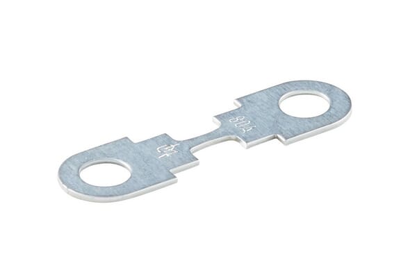 Fusible bande 80A longueur 42mm pack 10x Hella · réf. 8JS713575142