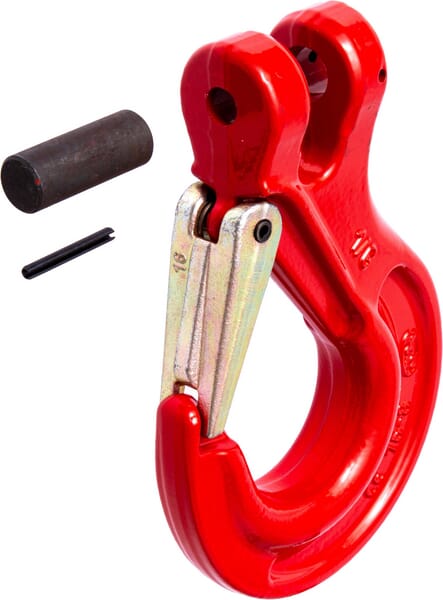 Závěsný hák + bezpečnostní svorka 16mm