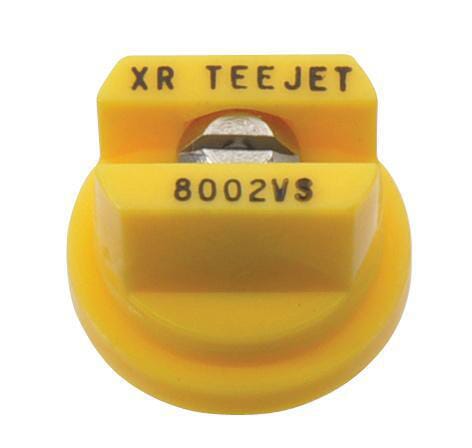 Buse à jet plat XR 80° 2 jaune acier inoxydable TeeJet  ZNT · réf. XR8002VS
