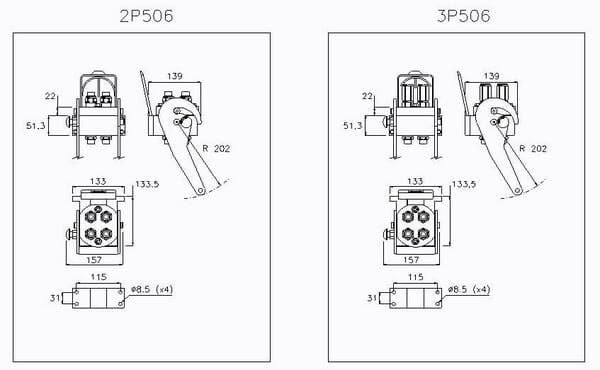 Multifaster DN10-4x1/2" BSPP - Multifaster - 2P506412GMC - 2
