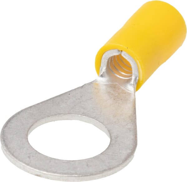 Connecteur à anneau, jaune, 4-6 mm² Ø 10 mm (50x) — réf. LA9080CKR