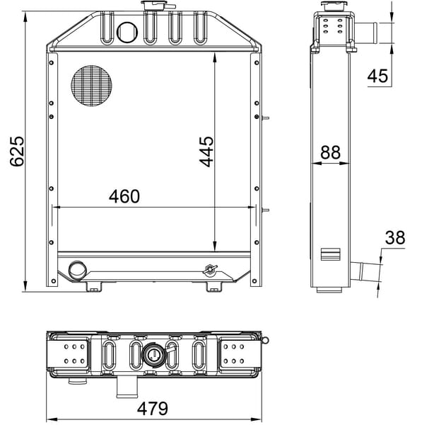 Radiateur  vue 4