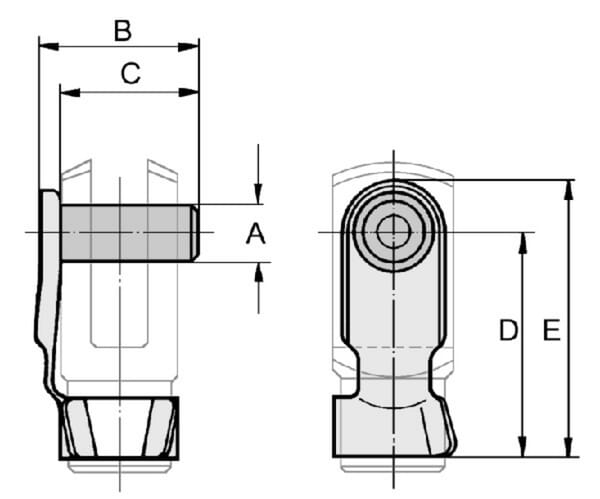 G14 X56 fourche serre-clips vue 2