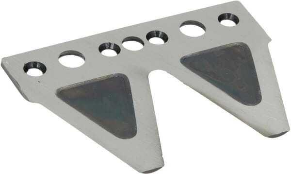 Dvojitý sekční nůž, 7 otvorů