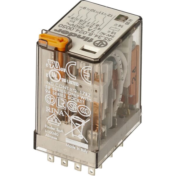 Relais 4-P 24V/CA vue 3