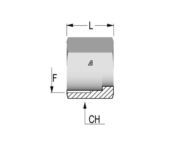 Převlečná matice UNF W