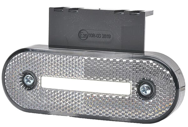 Feu de position LED, rectangulaire, 12-24 V, 115,3x41,3x20 mm, Kramp — réf. LA30155F