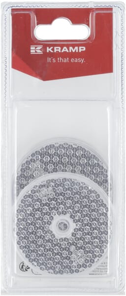 Catadioptre rond blanc Ø60mm (2) — réf. KR300003020P02B