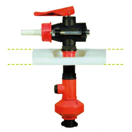 Jet de rinçage de réservoir, d.4, raccord de tuyau 13mm, noir vue 2