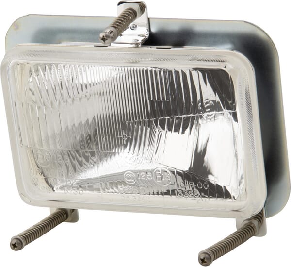 Insert de phare halogène, rectangulaire, transparent, 167x74x74mm, Cobo — réf. 05406000