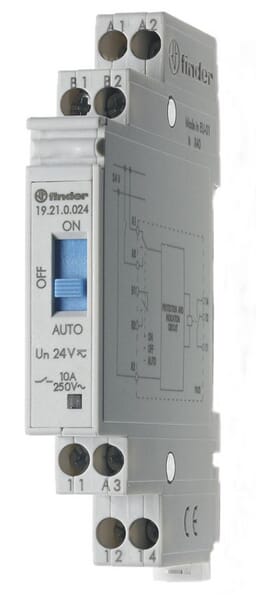 Module d'indication d'état Auto/Off/On 11,2 mm 1CO 10 A/24 V UC · réf. 192100240000