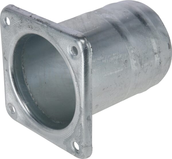 Příruba + 6" Vývodka/hubice pozink.