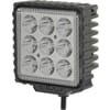 Work light LED, 27W, 500lm, square, blue, 105x60x117mm Deutsch plug, Spot beam, 9 LED's, Kramp