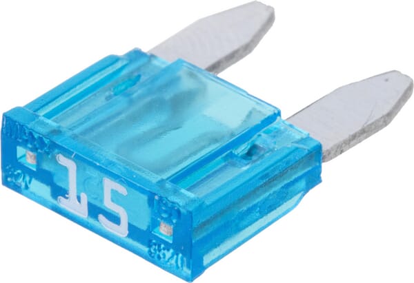 Fusible lame mini 32V 15A longueur 16,3mm bleu pack 50x iMaXX · réf. SI20266