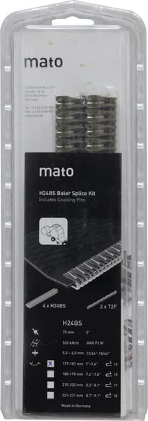 Pack d'attaches de courroie H24BS/4-14/T2F — réf. 3800154