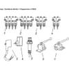 14 Blok hydraulického ventilu značkovača vhodný pre Becker Profi Line DTE8-12