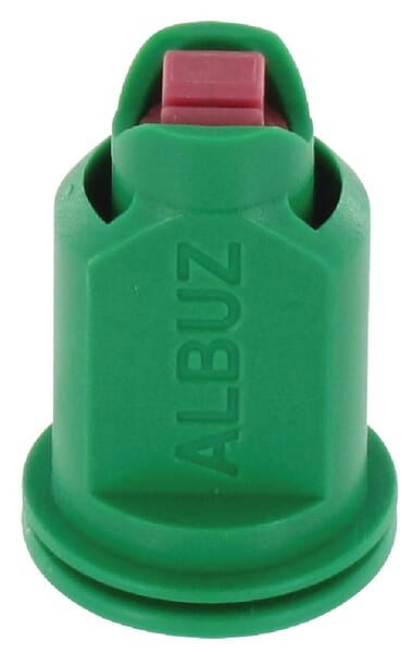 Buse à double injection d'air CVI TWIN 110° 15 vert céramique Albuz · réf. CVITWIN110015
