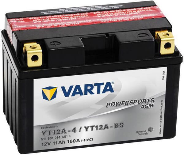 Startbatteri Varta 12V 11Ah 160A - Bilbatterier och Fordonsbatterier - 511901016I314PS - 1