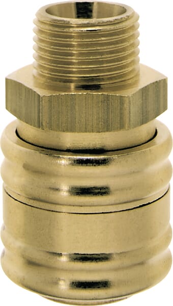 Raccord rapide f.mâle BSP 1/2" · réf. ESO12A