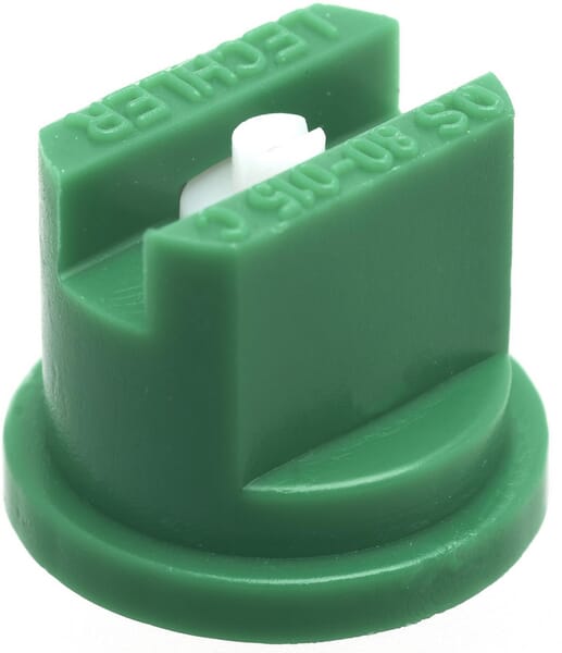 Buse à jet plat QS 80° 15 vert céramique Lechler · réf. QS80015C