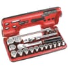 SL. DBOX112 Assortment of socket wrenches and 1/2" screw bits, "Standard", metric