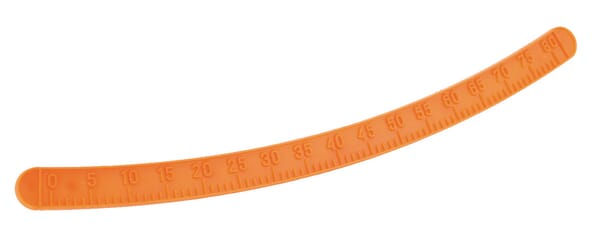 Échelle gauche 3x20x330 plastique orange · réf. 1107100