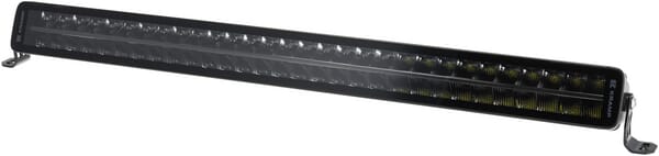 Barre lumineuse de travail LED, 300W, 25200lm, rectangulaire, 12/24V, blanc/orange, 815x70x67mm prise Deutsch, Combo, droite, 60LED, E-BOOST — réf. LA10814