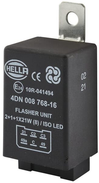 Relais clignot LED 6 pôles 12V · réf. 4DN008768167