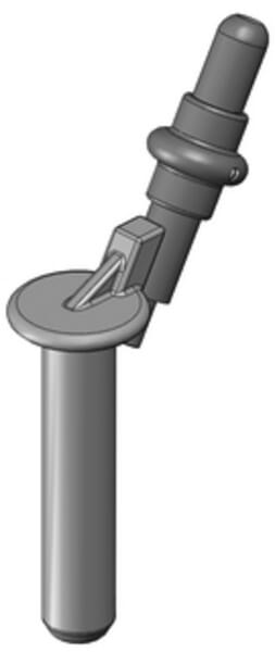 Boulon d'attelage 32mm/110mm vue 2