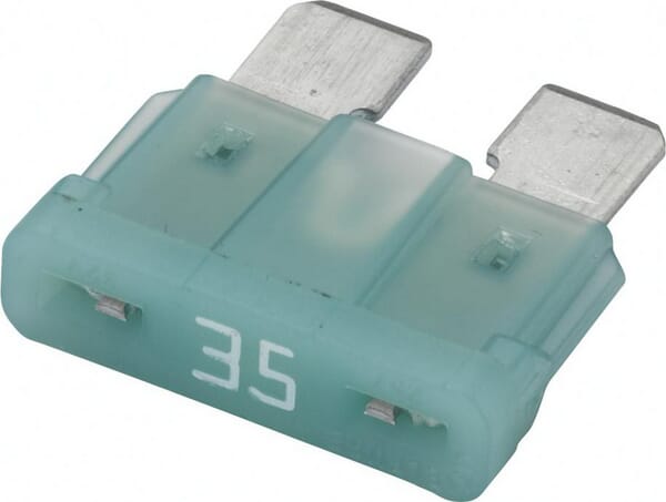 Fusible lame standard 32V 35A longueur 18,6mm bleu pack 50x Hella · réf. 8JS711683042