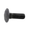 DIN 603 coach bolts without nut, metric 4.6 black
