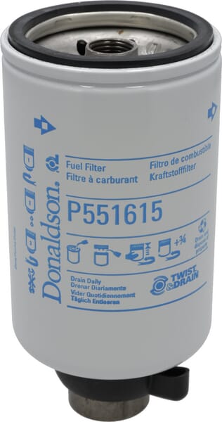 Filtre séparateur d'eau de carburant à visser — réf. P551615