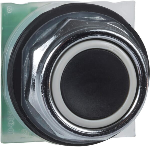Bouton poussoir NO+NC, Noir(e), 30mm — réf. 9001KR1BH13