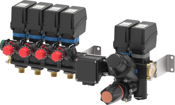 Unité électrique, 4 voies, valve rapide propertionnelle 40 bar 50 m orion 5-100 litres — réf. 881B14254C
