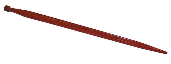 Dent de chargeur, droite, section en double T 36x810mm, extrémité pointue avec écrou M22x1,5mm, rouge, SHW · réf. FT1060