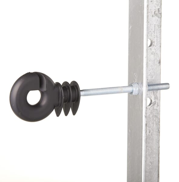 Isolateur annulaire filetage métrique M6x80 mm, noir AKO vue 2