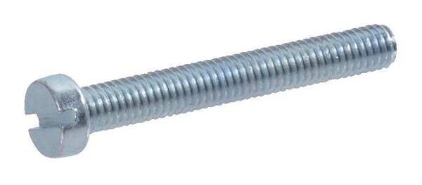 Vis à tête cylindrique fendue large M6x45 galv. — réf. 85645P100