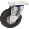 Castor wheel with pneumatic tyre, block profile 150kg