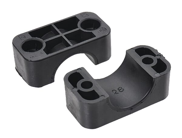 Demi-coq.noire lisse A4 28mm · réf. RS911428PAG