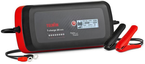 Chargeur de batterie T-Charge 20 EVO 100-240V 12V/24V · réf. 807856TEL