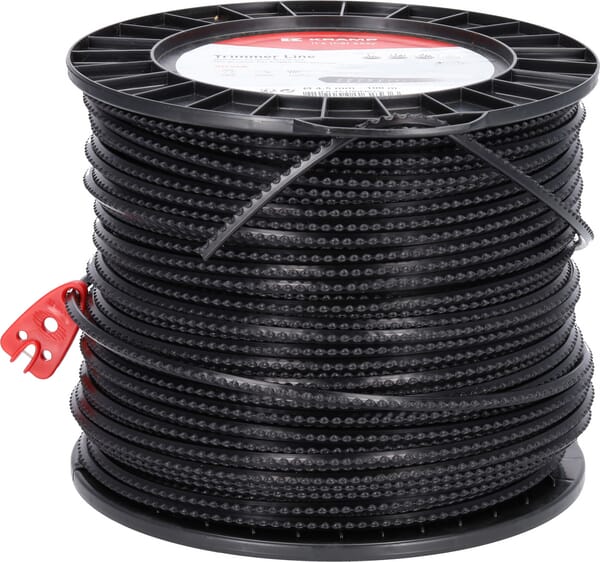 Fil de coupe Ø 4.5mm 100m carré noir Kramp — réf. NL45100NKR