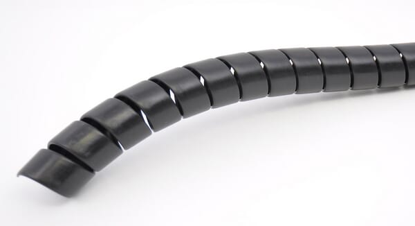 Ochranná plastová spirála černá 43-55 mm