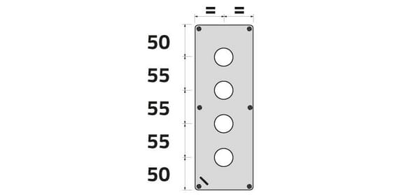 Boite à poussoirs aluminium vue 2